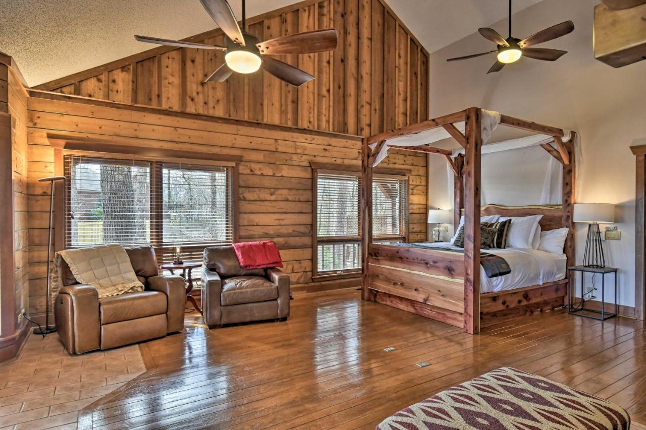 Hilltop Hot Springs Log Cabin With Hot Tub And Grill! Exteriér fotografie