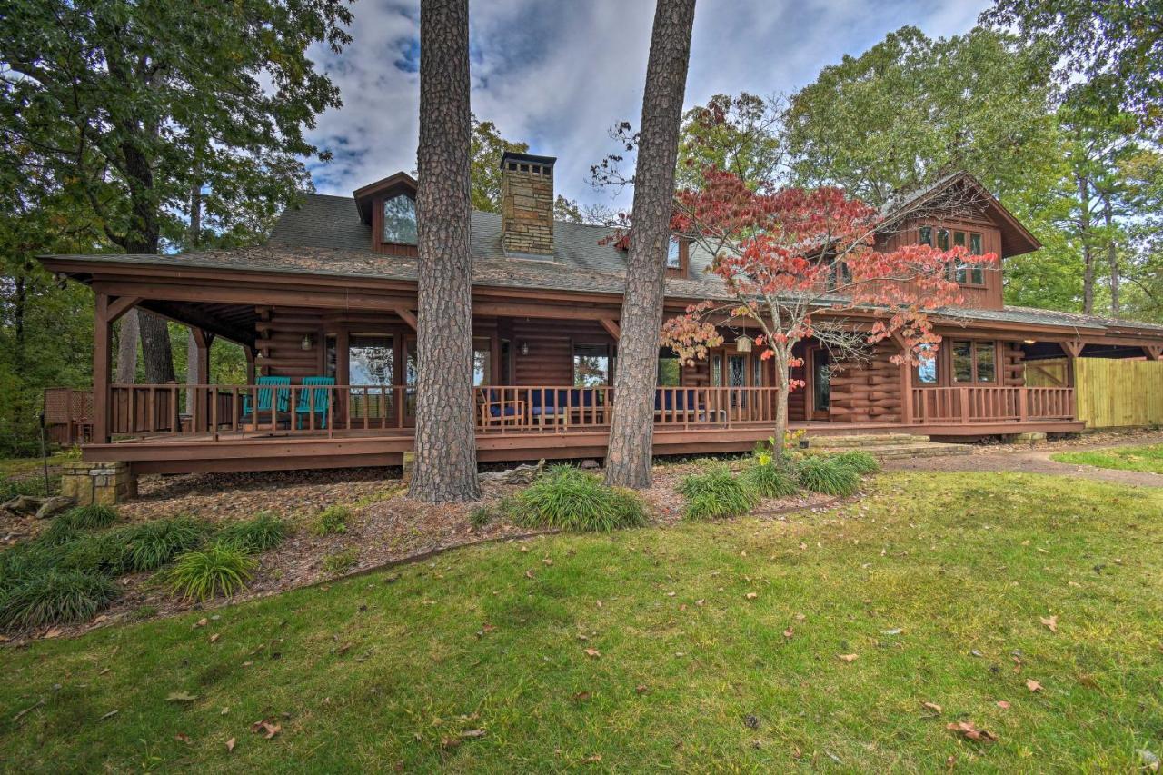 Hilltop Hot Springs Log Cabin With Hot Tub And Grill! Exteriér fotografie